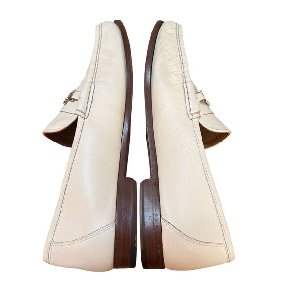 Bruno Magli Horse Bit Loafers Men’s Sz 12N Narrow Ivory Leather Dress Shoes main image 6